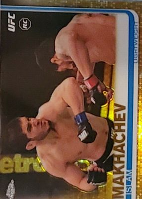 2019 Topps Chrome UFC #92 Gold Refractor /50