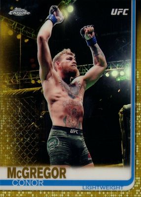 2019 Topps Chrome UFC #93 Gold Refractor /50