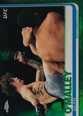 2019 Topps Chrome UFC #90 Green Refractor /99