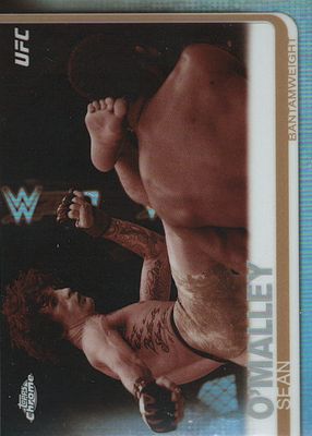 2019 Topps Chrome UFC #90 Sepia Refractor