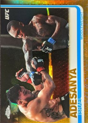 2019 Topps Chrome UFC #57 Gold Refractor /50