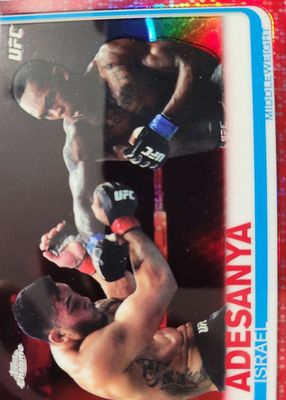 2019 Topps Chrome UFC #57 Red Refractor /5