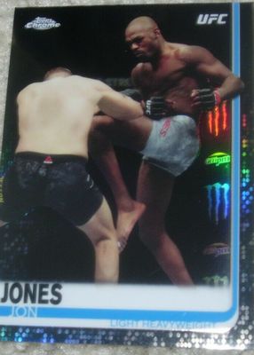 2019 Topps Chrome UFC #1 Black Refractor /10