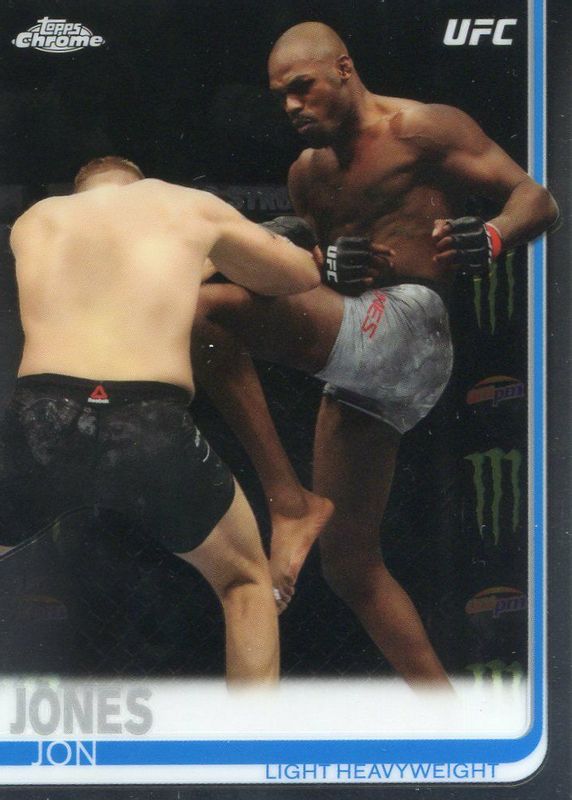 Jon Jones 2019 Topps Chrome UFC #1 Base SGC 9