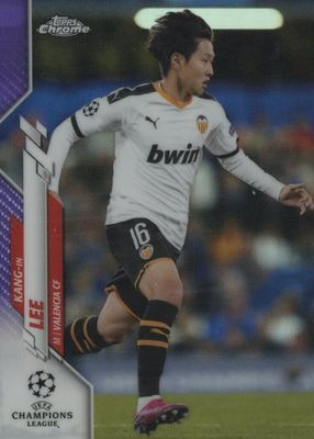 2019 Topps Chrome UEFA Champions League #99 Purple Refractor /250