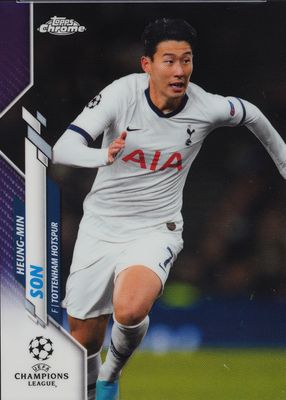 2019 Topps Chrome UEFA Champions League #85 Purple Refractor /250