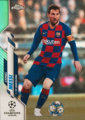 2019 Topps Chrome UEFA Champions League #1 Green Refractor /99