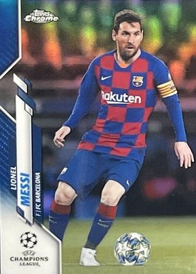 2019 Topps Chrome UEFA Champions League #1 Blue Refractor /150