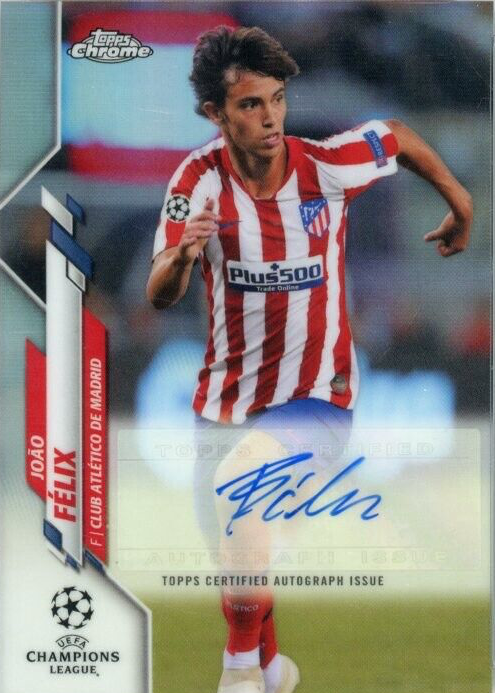 Joao Felix 2019 Topps Chrome UEFA Champions League #CA-JFE Autographs Price  Guide - Sports Card Investor