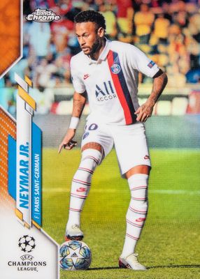 2019 Topps Chrome UEFA Champions League #95 Orange Refractor /25