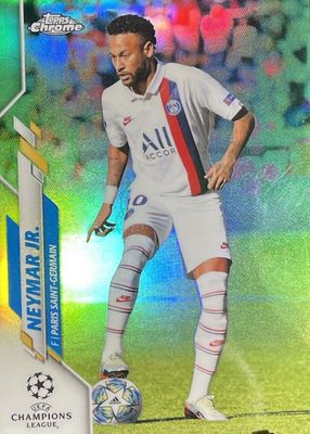 2019 Topps Chrome UEFA Champions League #95 Green Bubbles Refractor