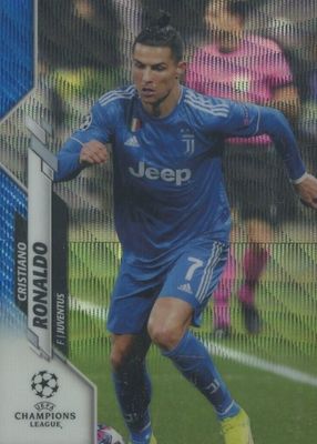 2019 Topps Chrome UEFA Champions League #100 Blue Wave Refractor /75