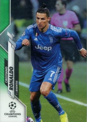 2019 Topps Chrome UEFA Champions League #100 Green Refractor /99