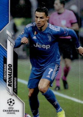 2019 Topps Chrome UEFA Champions League #100 Blue Refractor /150