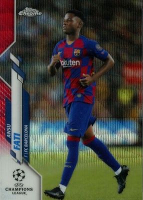 2019 Topps Chrome UEFA Champions League #45 Red Wave Refractor /10