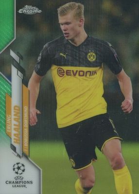 2019 Topps Chrome UEFA Champions League #74 Green Refractor /99