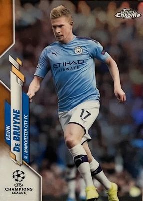 2019 Topps Chrome UEFA Champions League #19 Orange Refractor /25