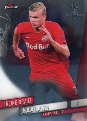 Erling Haaland 2019 Topps Finest UEFA Champions League #91