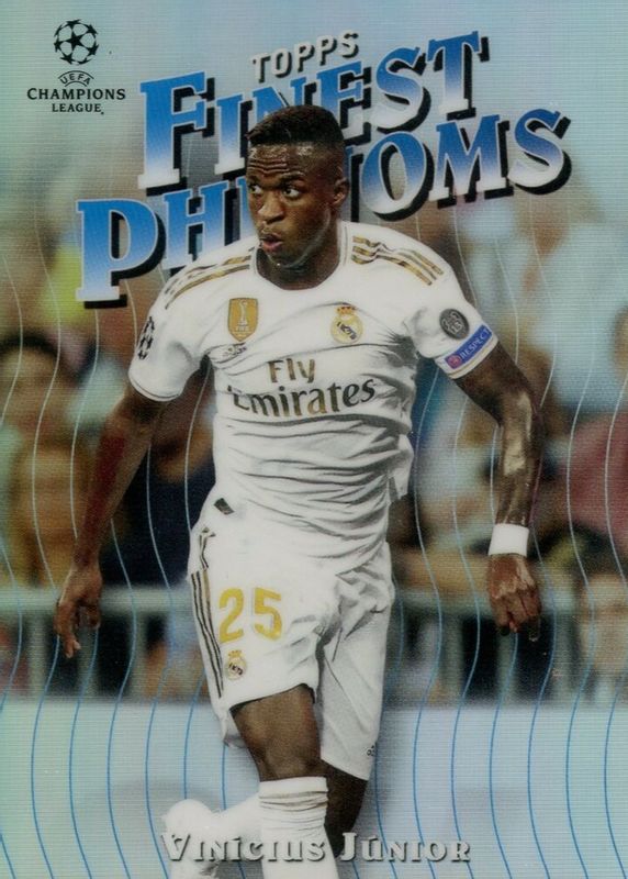 Vinicius Jr. 2019 Topps Finest UEFA Champions League Finest Phenoms PSA 9