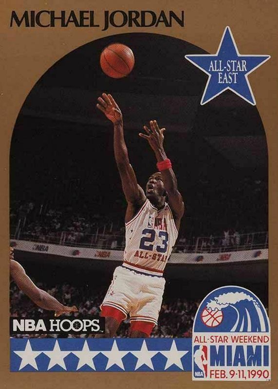 Michael Jordan 1990 Hoops #5 All-Star Price Guide - Sports Card 