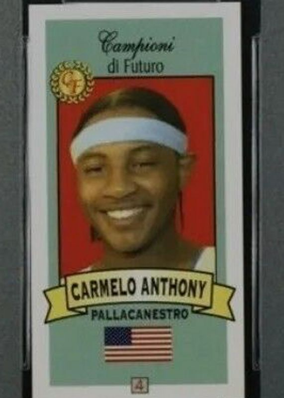 Carmelo Anthony 2003 Campioni di Futuro #4 Base Rookie PSA 10