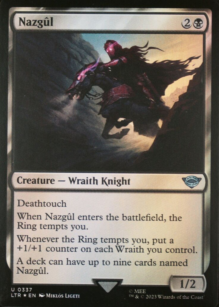 【MTG】ナズグル/Nazgûl 16枚（FOIL3枚、非FOIL13枚） 日)ナズグル / Nazgul【LTR】 No.333｜MtG通販サイト【Cardshop Serra】