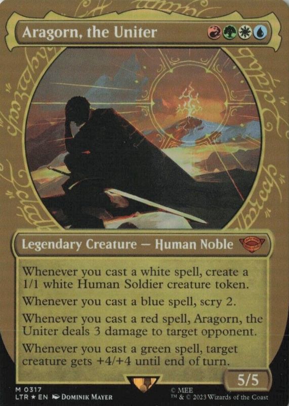 2023 The Lord of the Rings: Tales of Middle-Earth #317 Foil Showcase