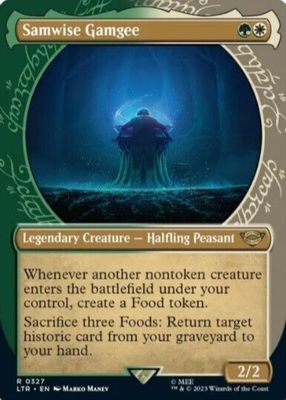 2023 The Lord of the Rings: Tales of Middle-Earth #327 Foil Showcase