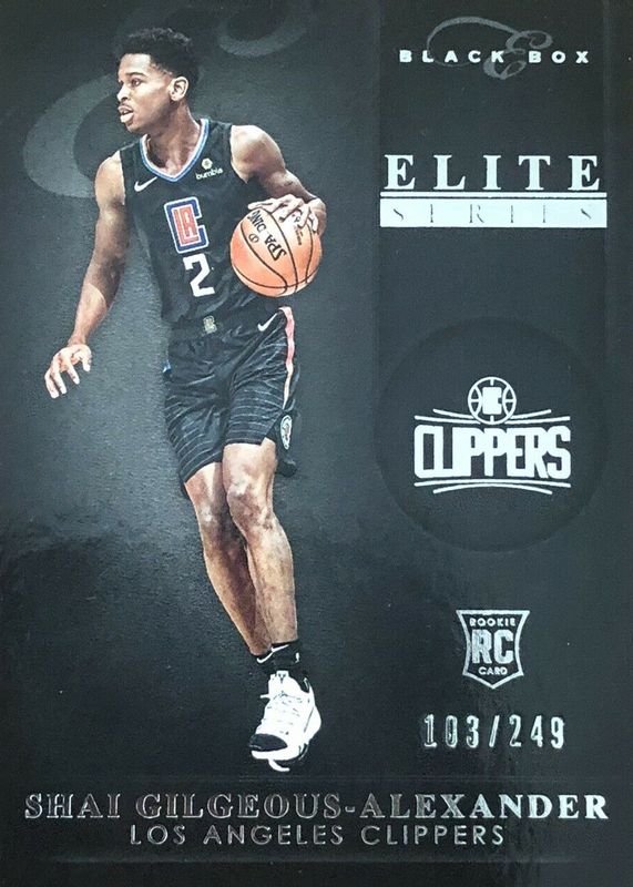 Shai Gilgeous-Alexander 2018 Chronicles #329 Elite Black Box /249 Rookie PSA 10