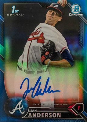 2016 Bowman Draft #CDA-IA Chrome DP Auto - Blue Refractor /150 (1st)
