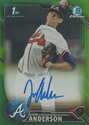 2016 Bowman Draft #CDA-IA Chrome DP Auto - Green Refractor /99 (1st)