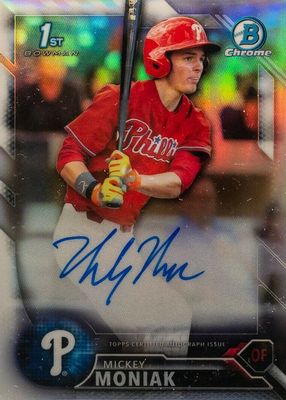 2016 Bowman Draft #CDA-MM Chrome DP Auto - Refractor /499 (1st)