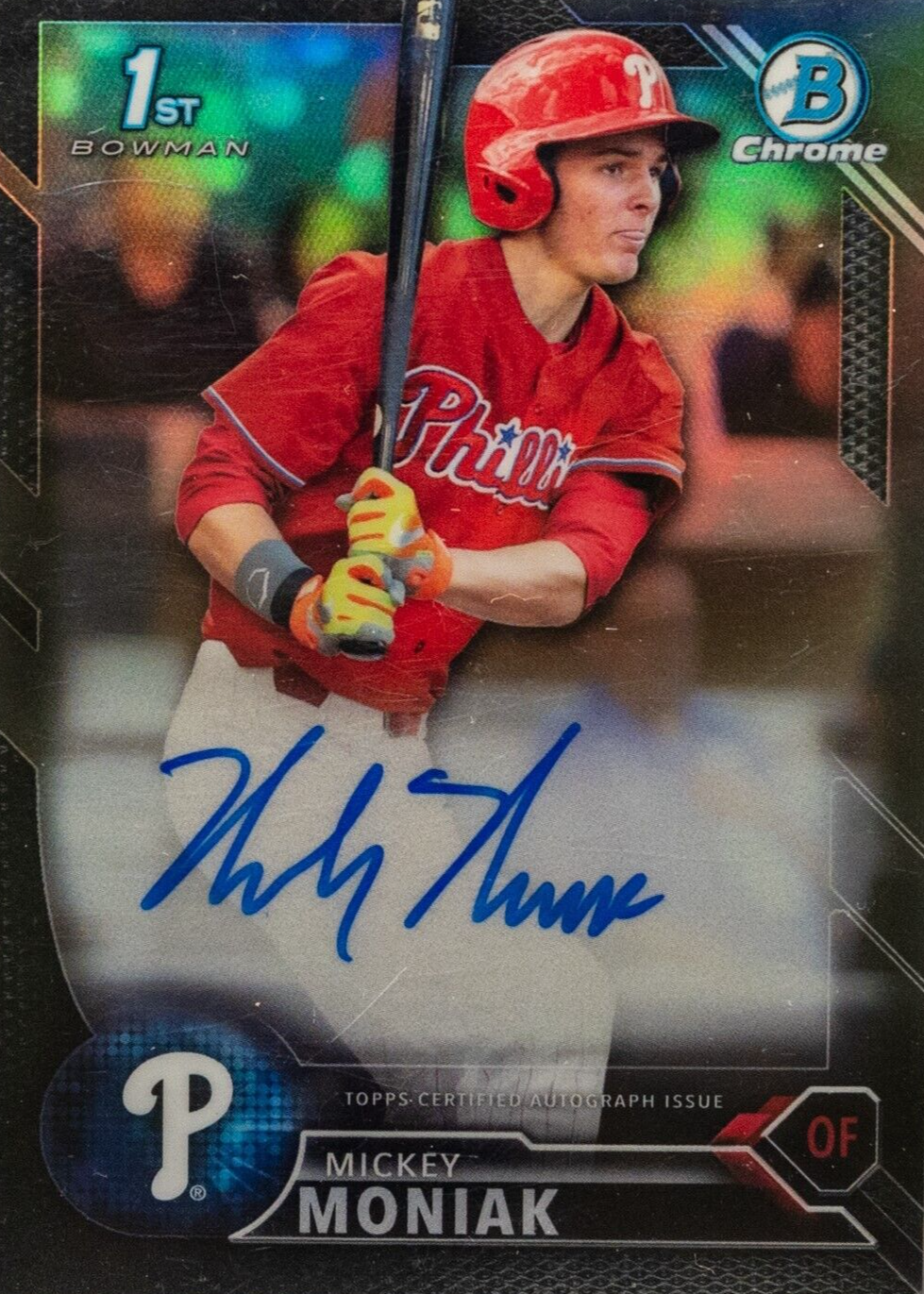 シングルカード 2021 Panini Spectra Mickey Moniak Auto Mickey Moniak Select 2021 RC Rookie Autograph Auto Jersey