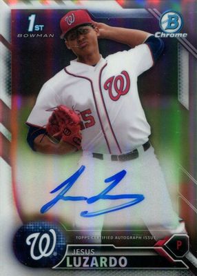 2016 Bowman Draft #CDA-JLU Chrome DP Auto - Refractor /499 (1st)
