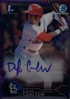 2016 Bowman Draft #CDA-DC Chrome DP Auto - Purple Refractor /250 (1st)