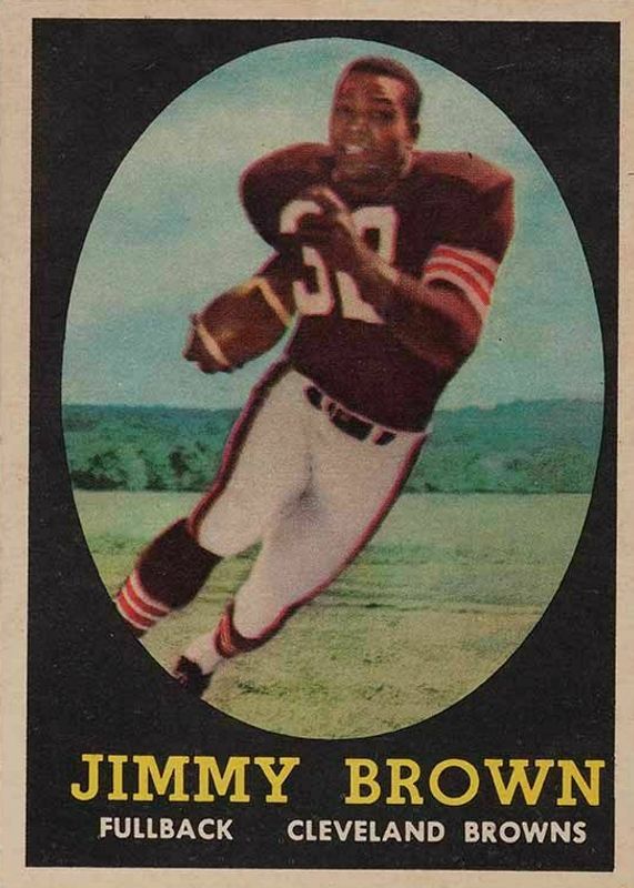 Jim Brown 1958 Topps #62 Base Rookie SGC 3