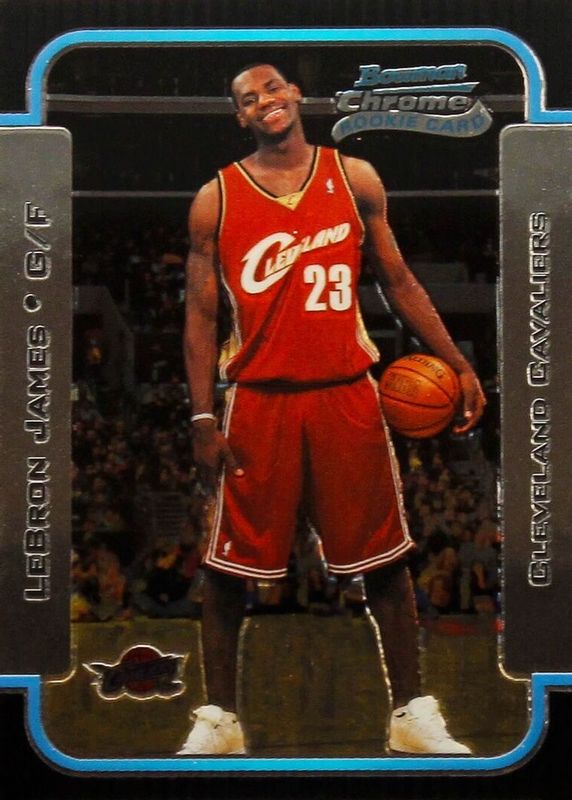 LeBron James 2003 Bowman #123 Chrome Rookie PSA 10