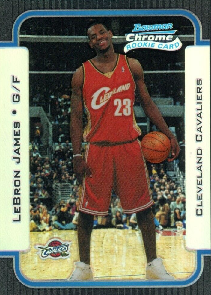 LeBron James Bowman Rookie & Stars Chrome 2003-04 Rookie