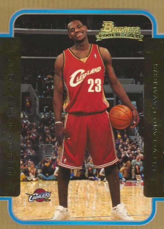 LeBron James 2003 Bowman #123 Gold RAW Price Guide - Sports Card 