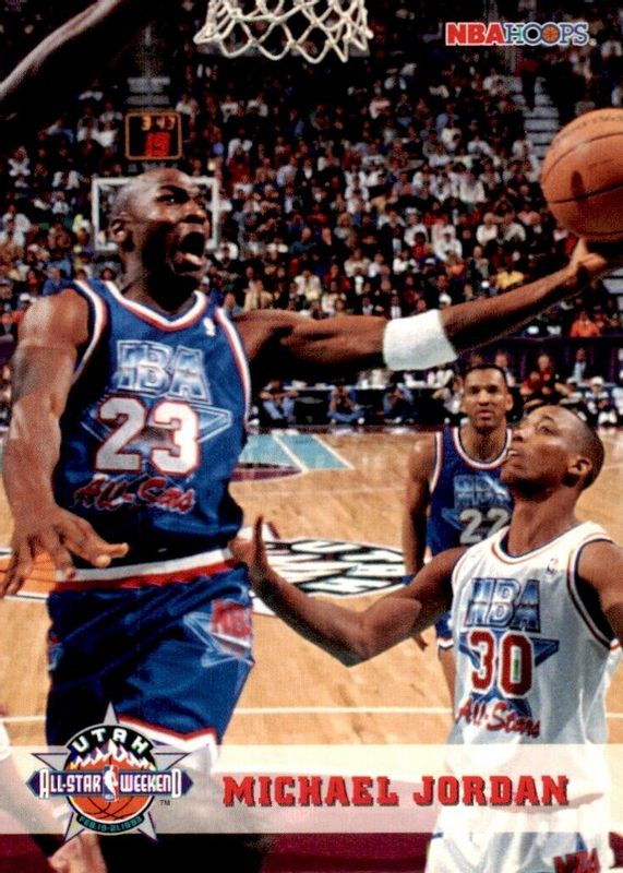 Michael Jordan 1993 Hoops #257 All-Star