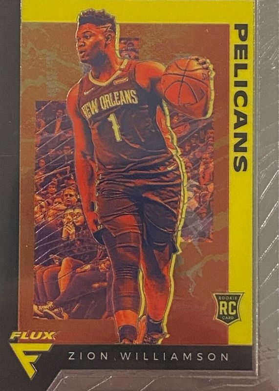 Zion Williamson 2019 Chronicles #584 Flux Rookie PSA 9