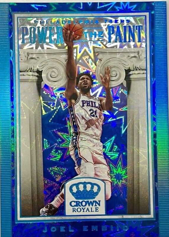 Joel Embiid 2018 Crown Royale #13 Power in the Paint /(SSP) PSA 10