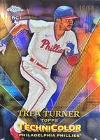Trea Turner 2023 Topps Chrome #TT-10 Topps in Technicolor