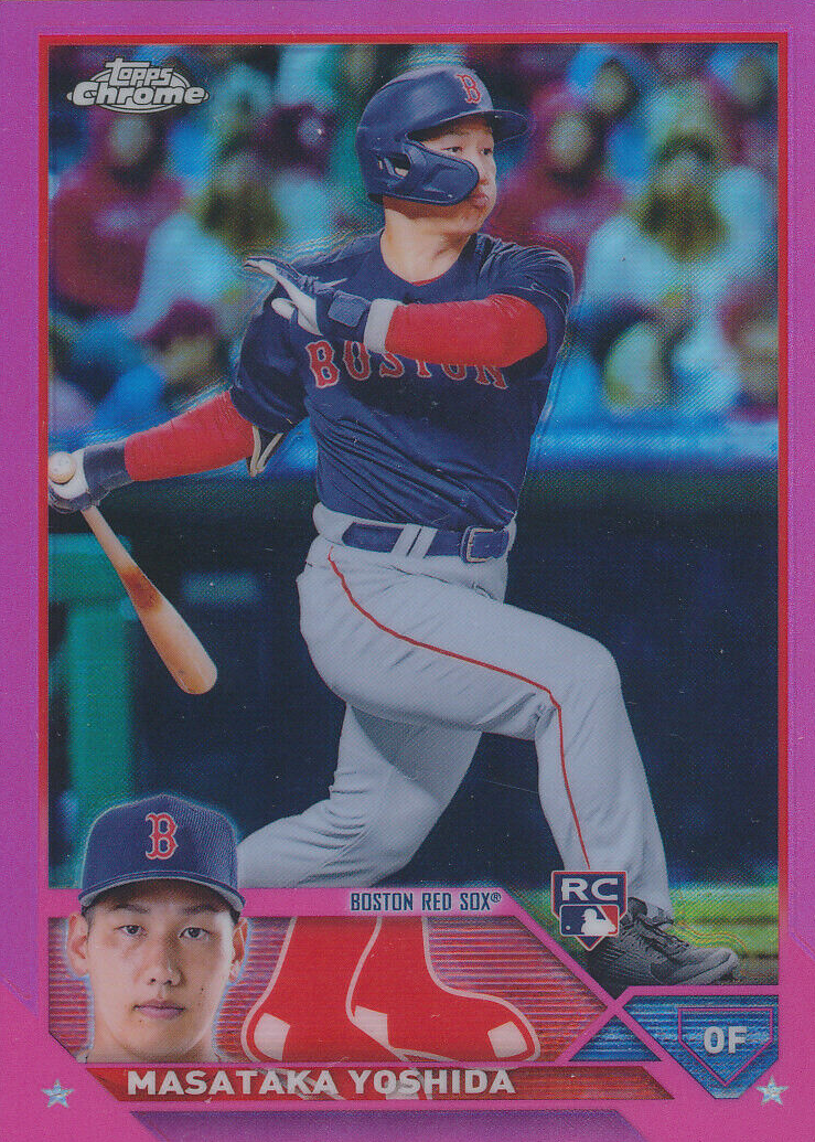 Masataka Yoshida 2023 Topps Chrome #167 Pink Refractor Price