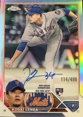 Kodai Senga 2023 Topps Allen & Ginter #MA-KSE Framed Mini Auto 