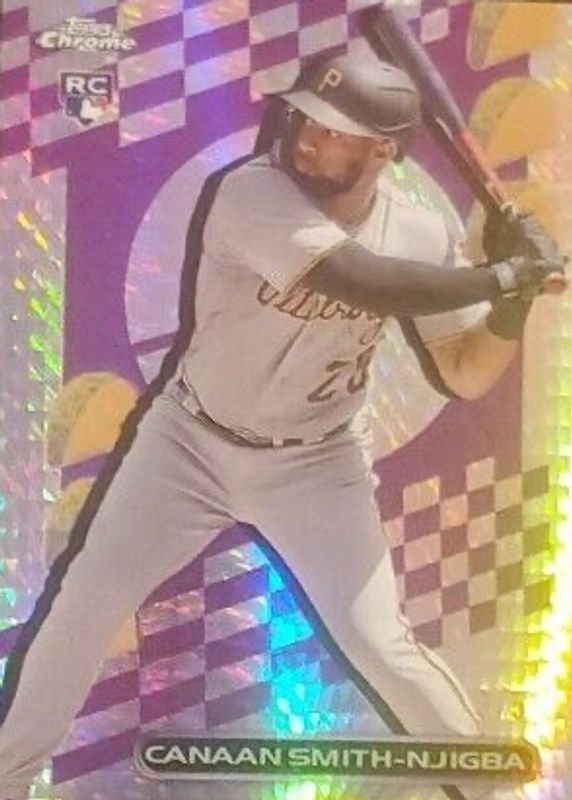 Canaan Smith-Njigba 2023 Topps Chrome #TF-130 TacoFractor /5 Rookie RAW