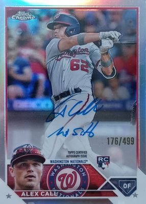 2023 Topps Chrome #RA-AC Rookie Autographs - Refractor /499