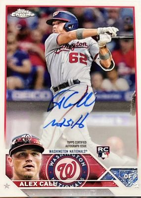 2023 Topps Chrome #RA-AC Rookie Autographs