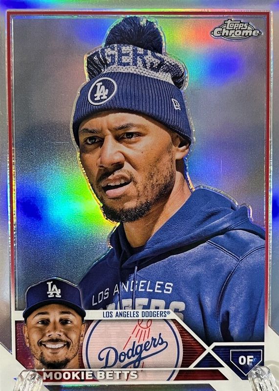 2023 Topps Chrome Refractor Mookie Betts #150 on Kronozio