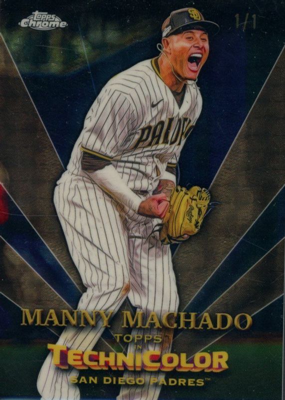 Manny Machado 2023 Topps Chrome #TT-5 Topps in Technicolor - Superfractor /1 PSA 10